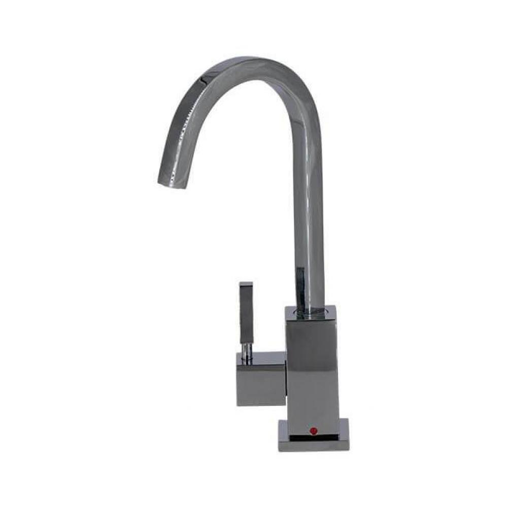 Hot Water Faucet with Contemporary Square Body
