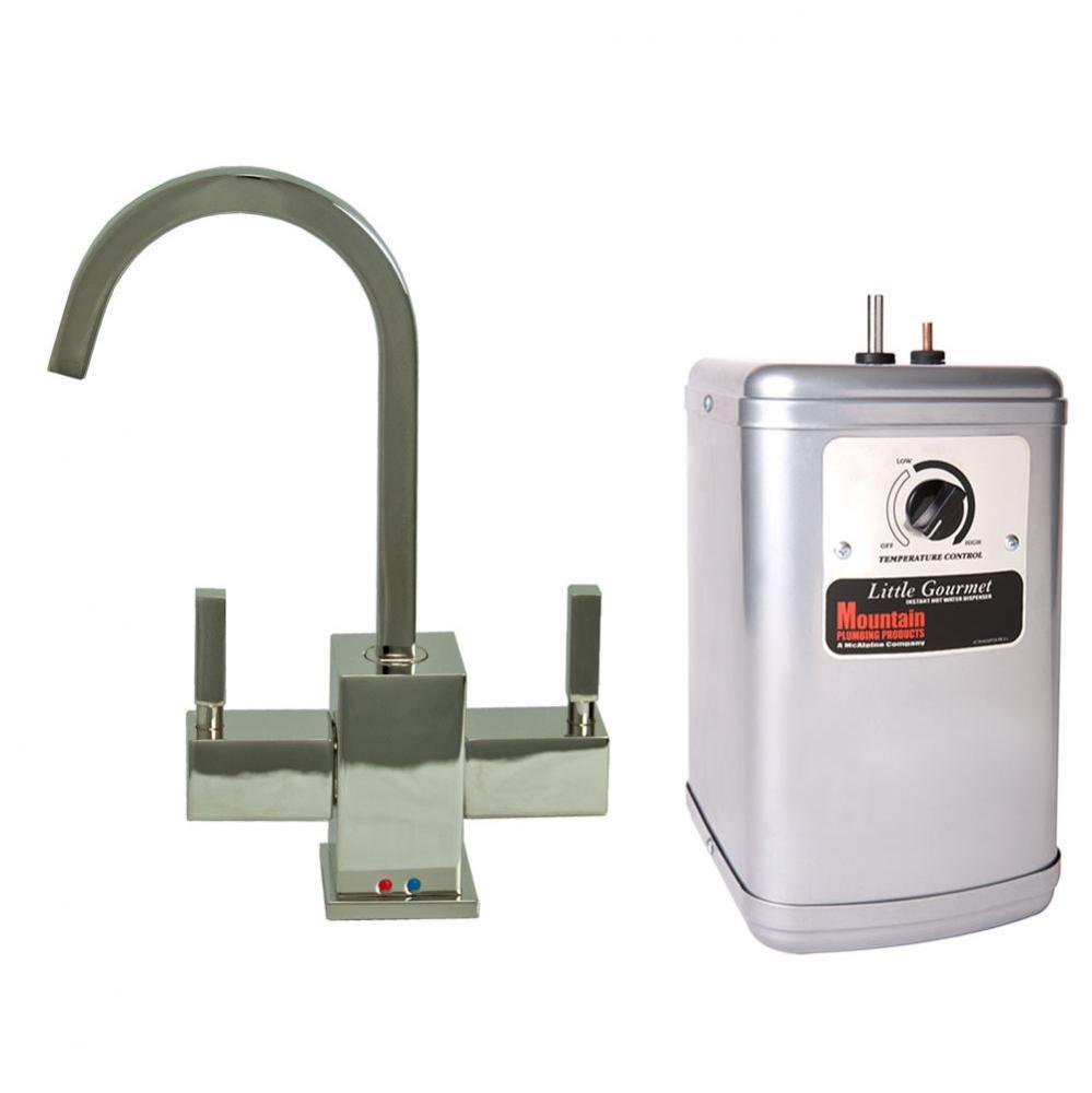 Square Faucet Hot & Cold w/ Heating Tank
