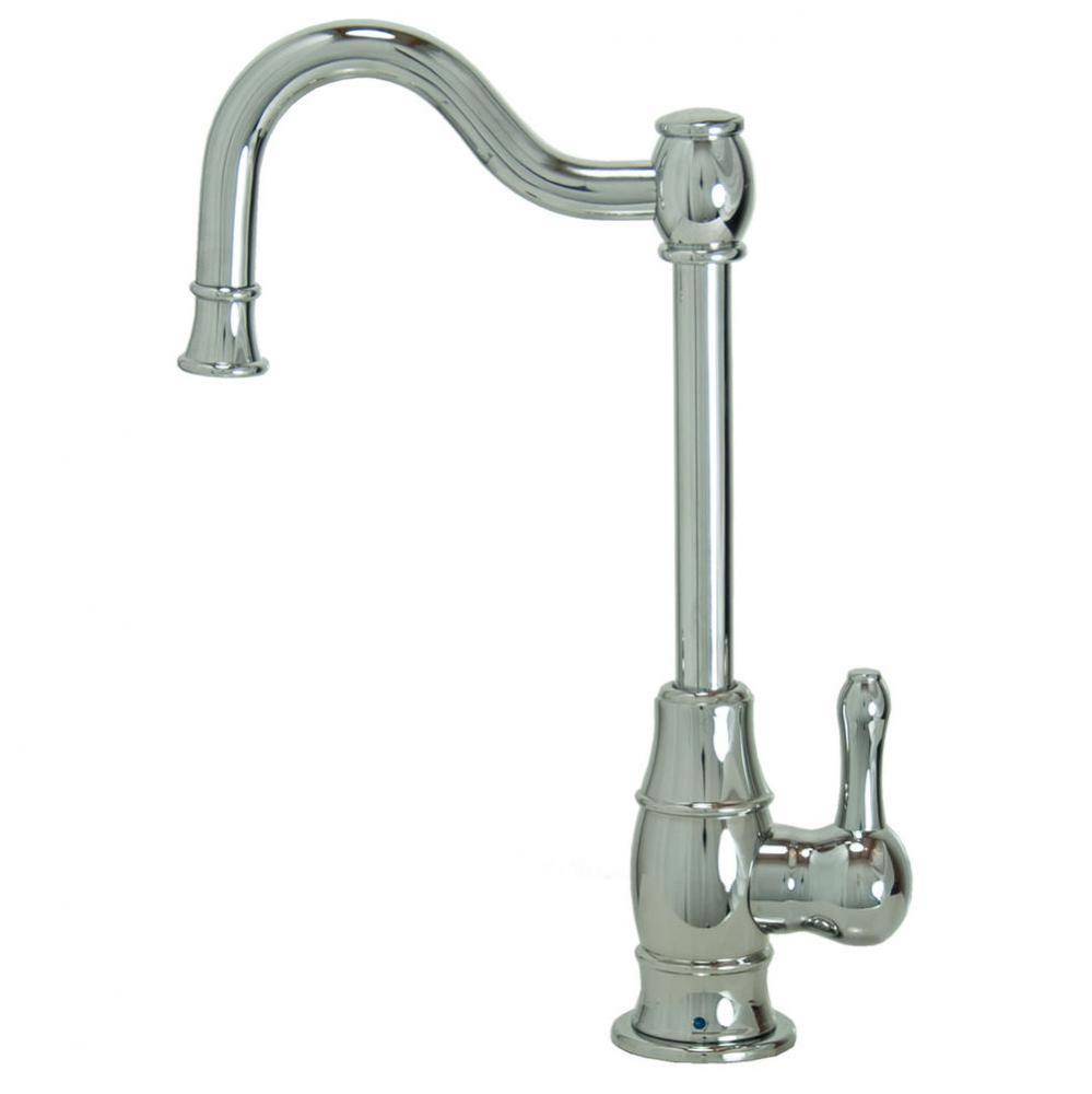 Point-of-Use Drinking Faucet with Traditional Double Curved Body & Curved Handle & Mountai