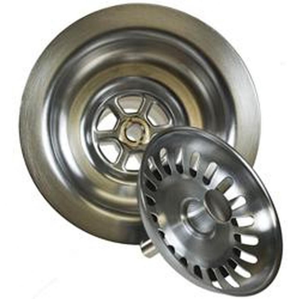 3-1/2'' Deluxe All Metal Kitchen Sink Strainer