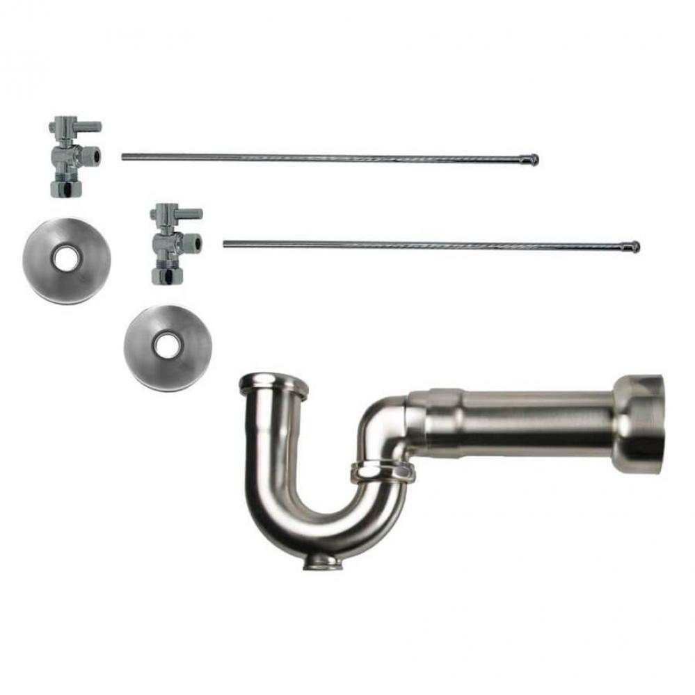 Lavatory Supply Kit - Mini Lever Handle with 1/4 Turn Ball Valve (MT521-NL) - Angle, Massachusetts