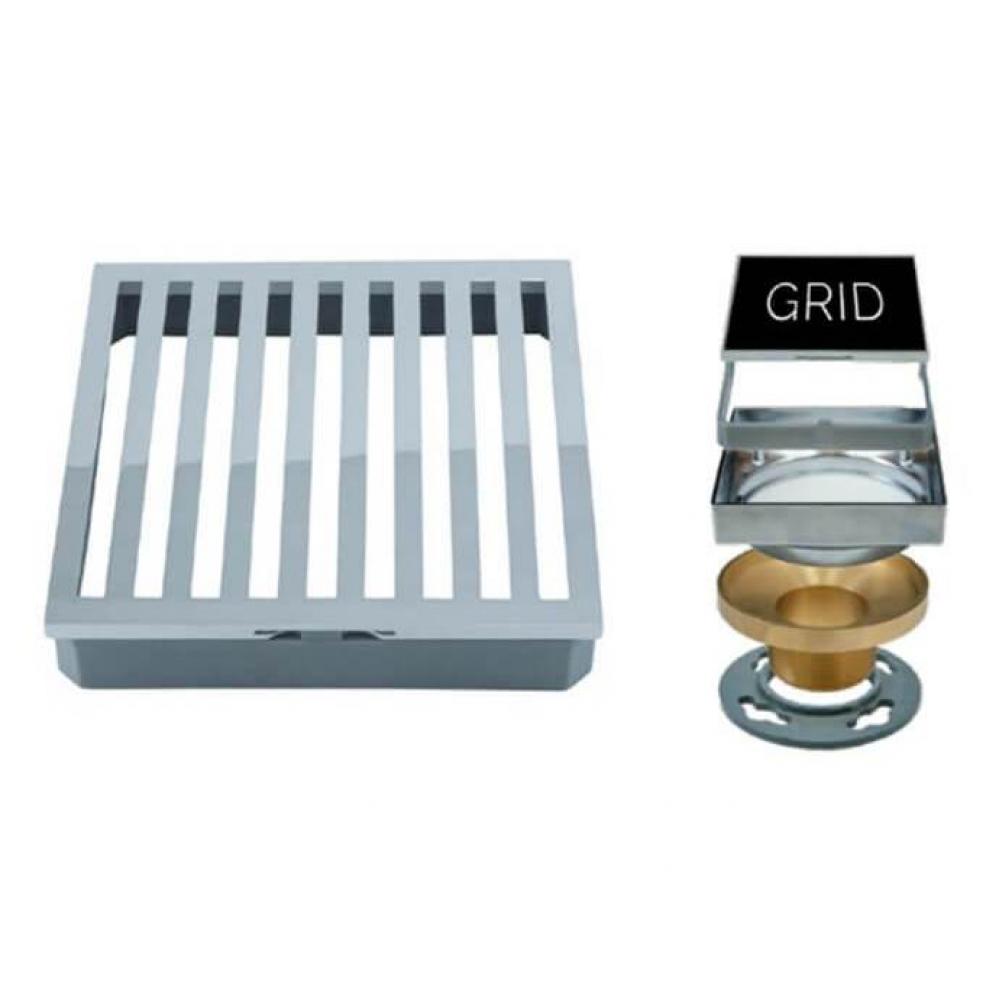 Bars Shower Drain Grid Assembly-