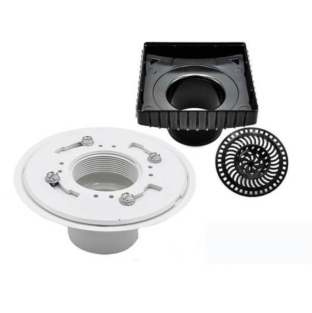 Select Series Shower Drains - Kit 1 - PVC Drain Rough Body