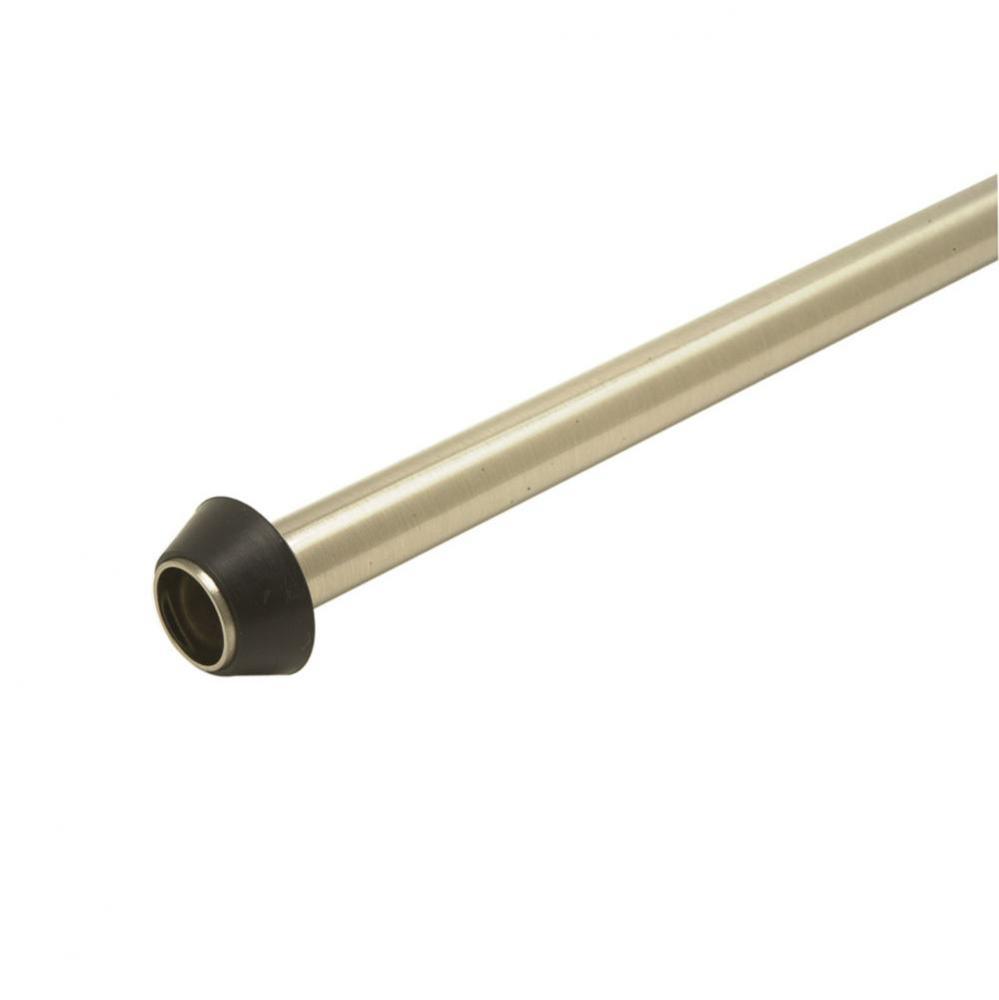 Bull Nose Supply Tube For Lavatory - 12'' with Metal End Piece