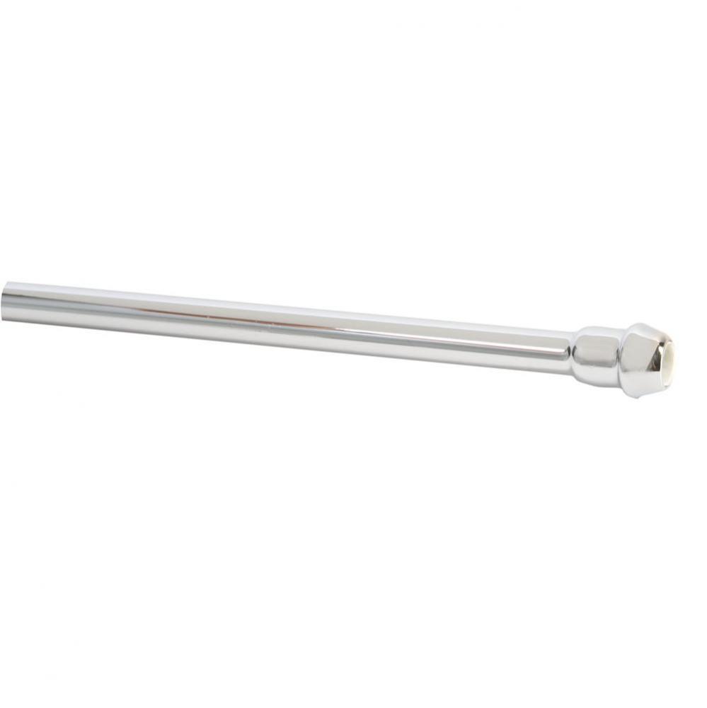 Bull Nose Supply Tube For Lavatory - 20'' with Metal End Piece