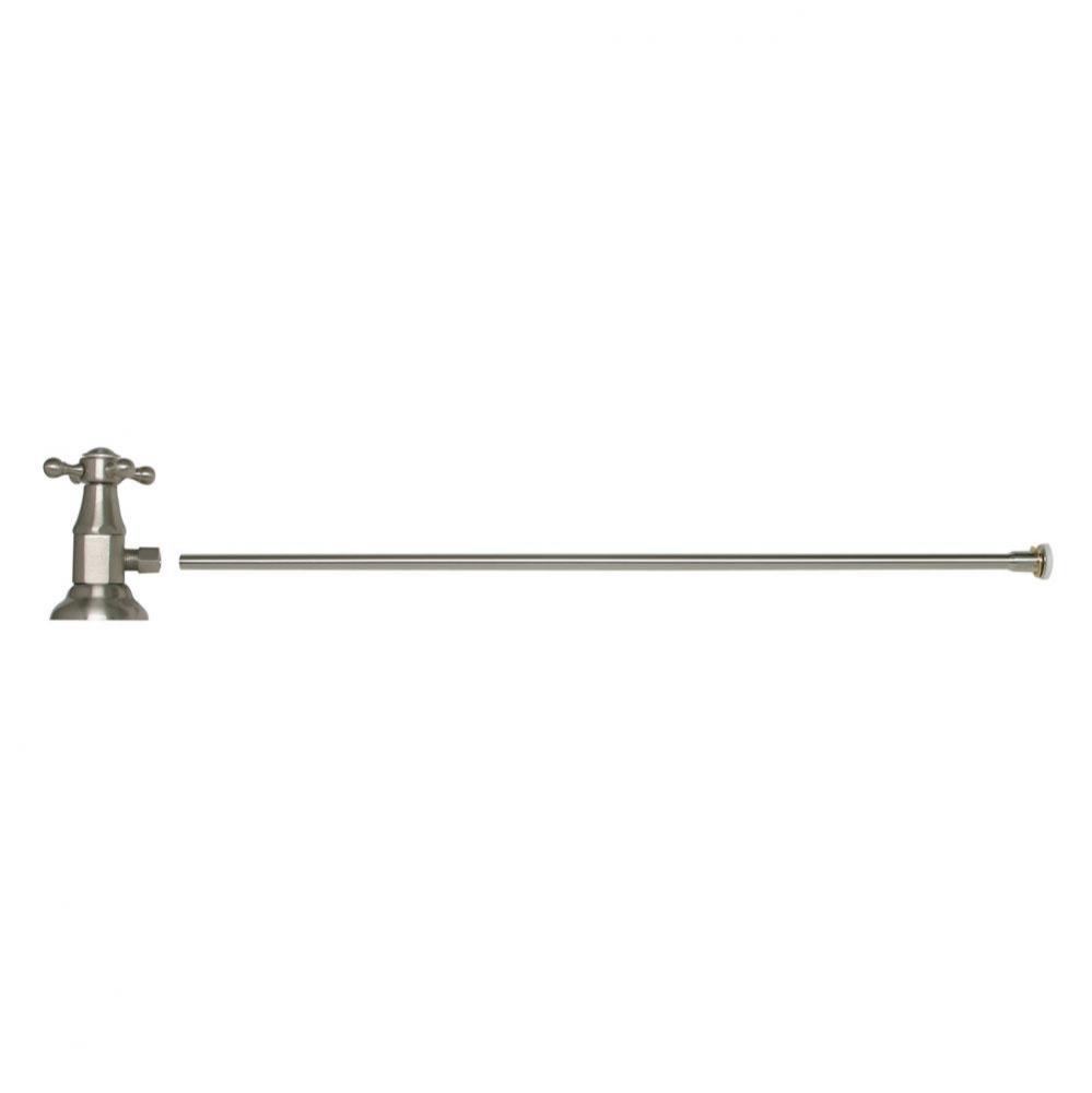 Toilet Supply Kit - Brass Cross Handle with 1/4 Turn Ceramic Disc Cartridge Valve (MT4004X-NL) - A