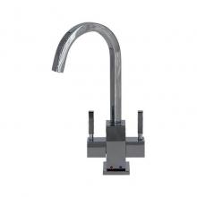 Mountain Plumbing MT1881-NL/CPB - Hot & Cold Water Faucet with Contemporary Square Body