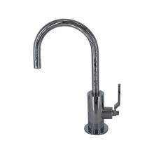 Mountain Plumbing MT1843-NLIH/CPB - Point-of-Use Drinking Faucet with Contemporary Round Body & Industrial Lever Handle