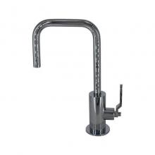 Mountain Plumbing MT1833-NLIH/CPB - Point-of-Use Drinking Faucet with Contemporary Round Body & Industrial Lever Handle (90-degree