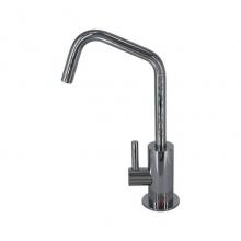 Mountain Plumbing MT1820-NL/CPB - Hot Water Faucet with Contemporary Round Body & Handle (120-degree Spout)