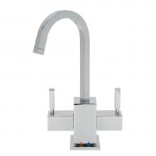 Mountain Plumbing MT1501-NL/CPB - Square Hot and Cold Faucet