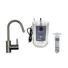 Mountain Plumbing MT1900DIY-NL/ULB - Single Handle Hot and Cold Faucet and Little Gourmet Premium Hot Water Tank