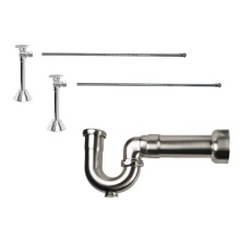 Mountain Plumbing MT316MASS-NL/ULB - Lavatory Supply Kit - Brass Oval Handle with 1/4 Turn Ball Valve (MT316-NL) - Angle Sweat, Massach