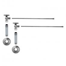 Mountain Plumbing MT4934-NL/GPB - Lavatory Supply Kit - Brass Oval Handle with 1/4 Turn Ball Valve (MT401-NL) - Angle, No Trap