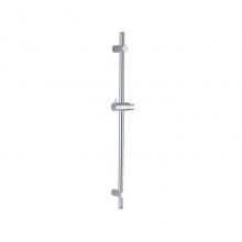 Mountain Plumbing MT9SRW/CPB - Wall Mounted Shower Rail with Bottom Outlet Integral Waterway - Round