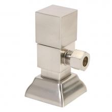 Mountain Plumbing MT5004-NL/CPB - Contemporary Square Handle with 1/4 Turn Ceramic Disc Cartridge Valve - Lead Free - Angle (1/2&apo