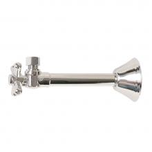 Mountain Plumbing MT629-NL/CPB - Brass Cross Handle with 1/4 Turn Ball Valve - Lead Free - Angle Sweat