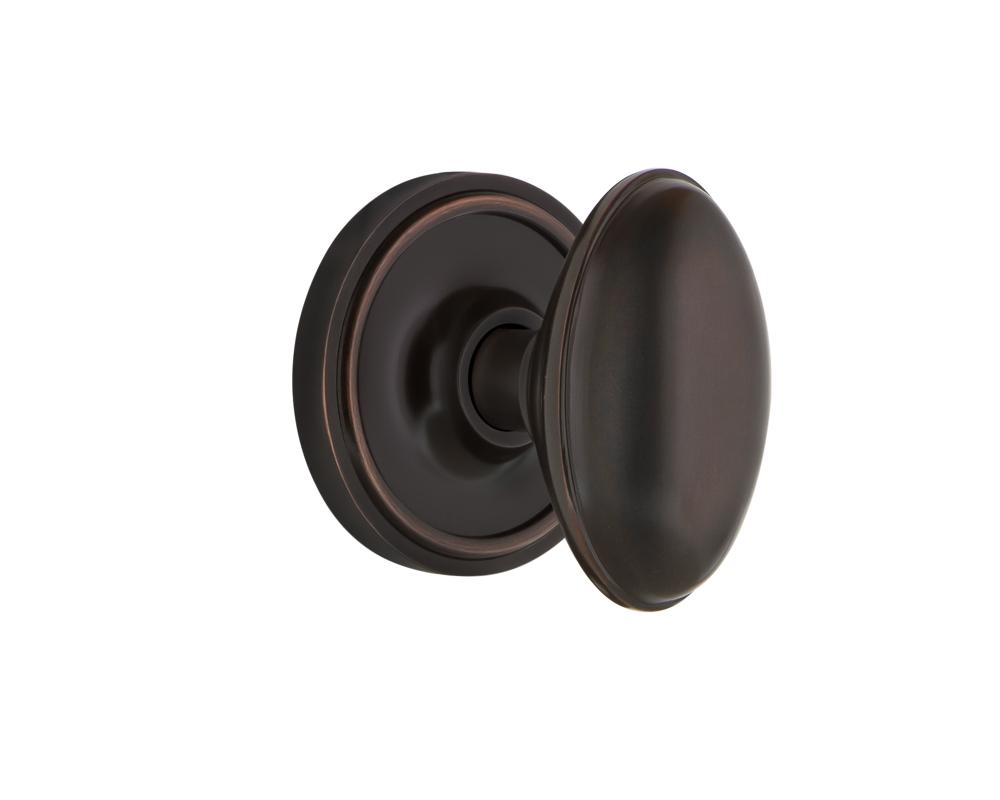 Nostalgic Warehouse Classic Rosette Double Dummy Homestead Door Knob in Timeless Bronze