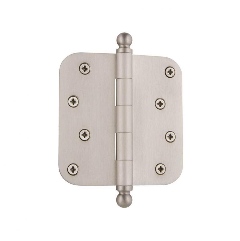 Nostalgic Warehouse 4'' Ball Tip Residential Hinge with 5/8'' Radius Corners i