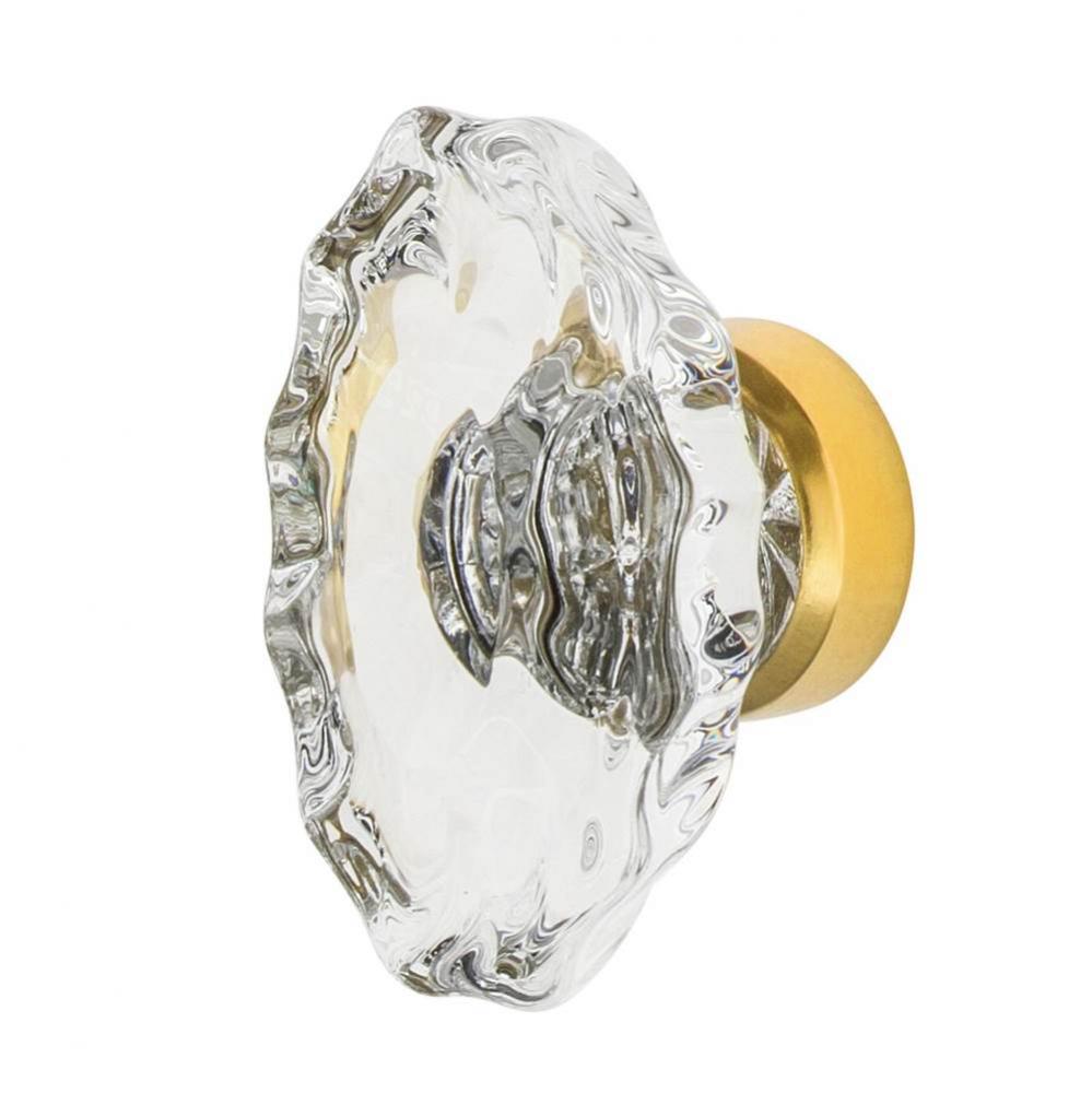 Nostalgic Warehouse Chateau Crystal 1 3/4'' Cabinet Knob in Polished Brass