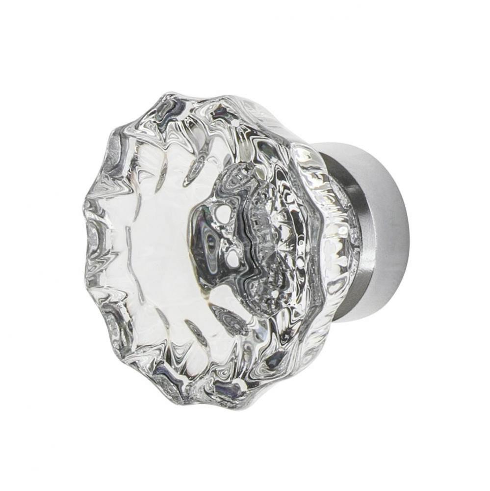 Nostalgic Warehouse Crystal 1 3/8'' Cabinet Knob in Bright Chrome