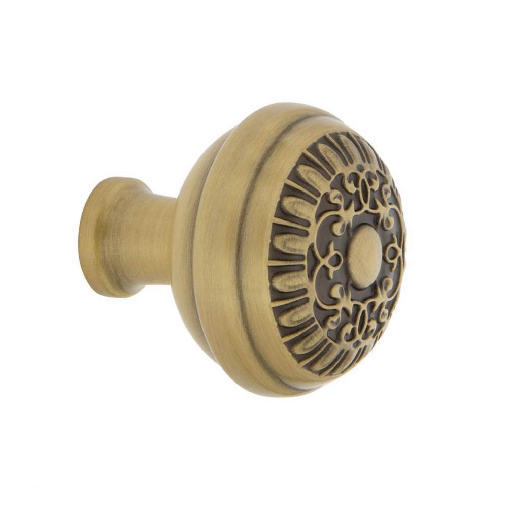 Nostalgic Warehouse Egg And Dart Brass 1 3/8'' Cabinet Knob in Antique Brass