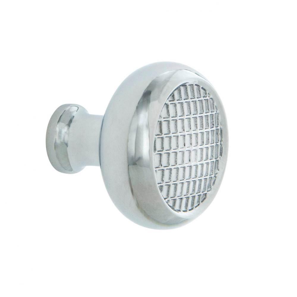 Nostalgic Warehouse Craftsman Brass 1 3/8'' Cabinet Knob in Bright Chrome