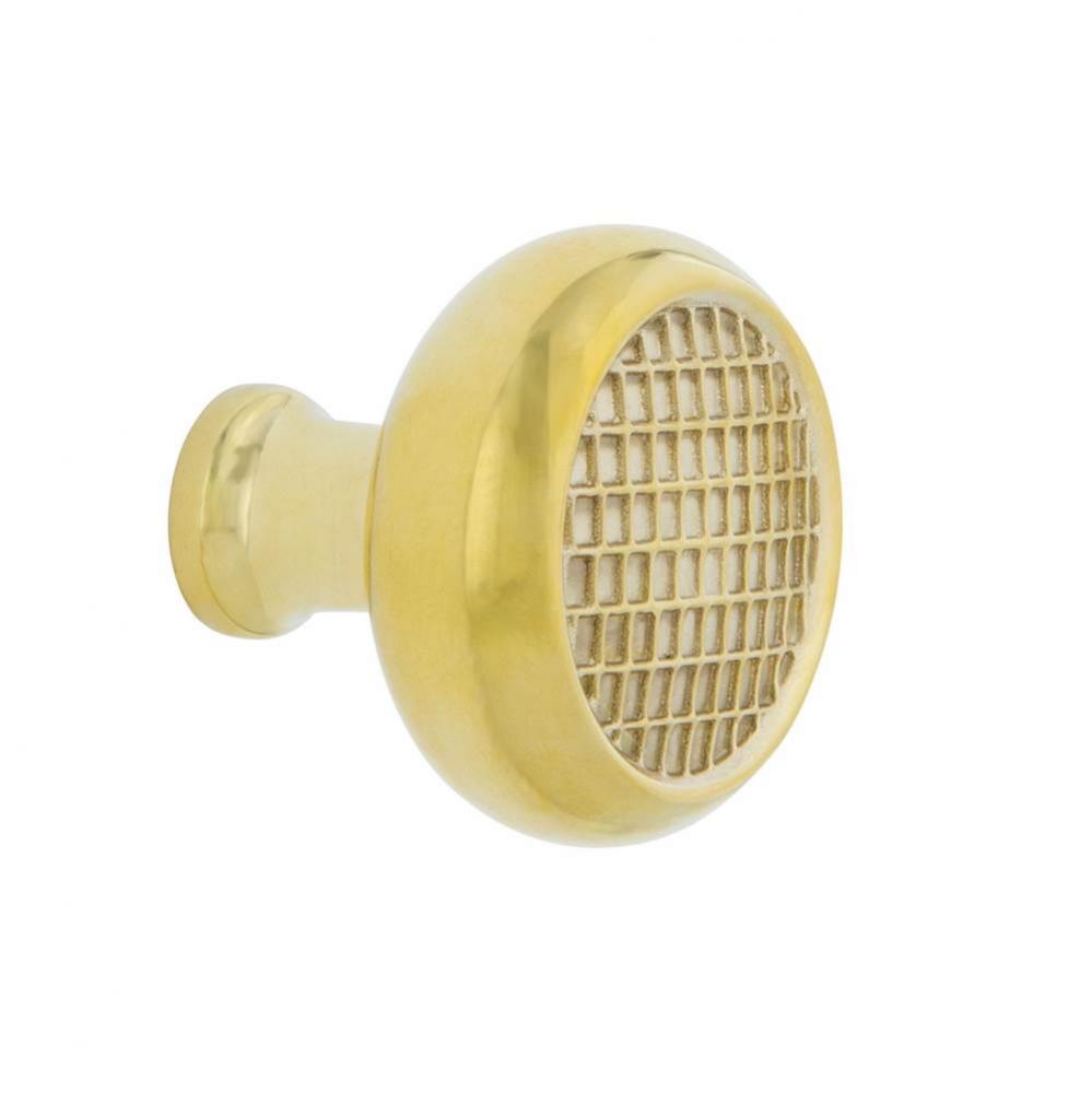 Nostalgic Warehouse Craftsman Brass 1 3/8'' Cabinet Knob in Unlacquered Brass