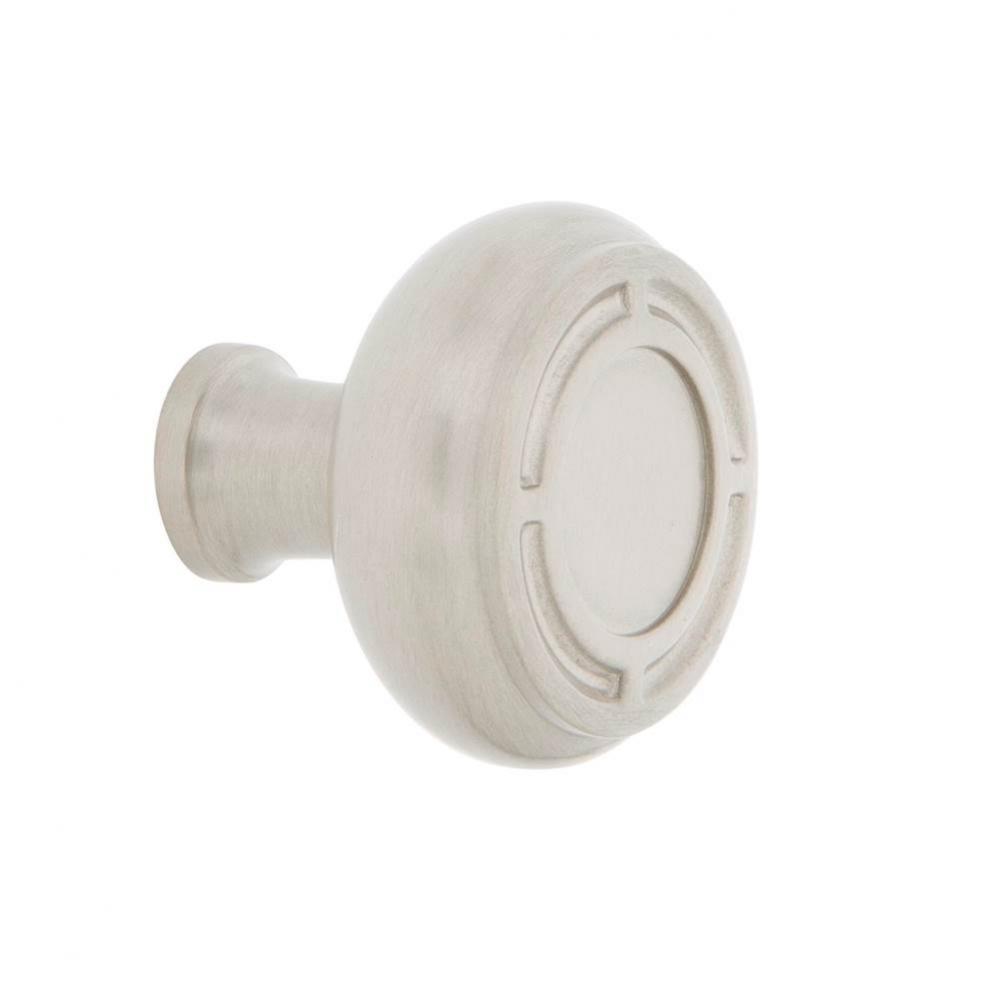 Nostalgic Warehouse Mission Brass 1 3/8'' Cabinet Knob in Satin Nickel