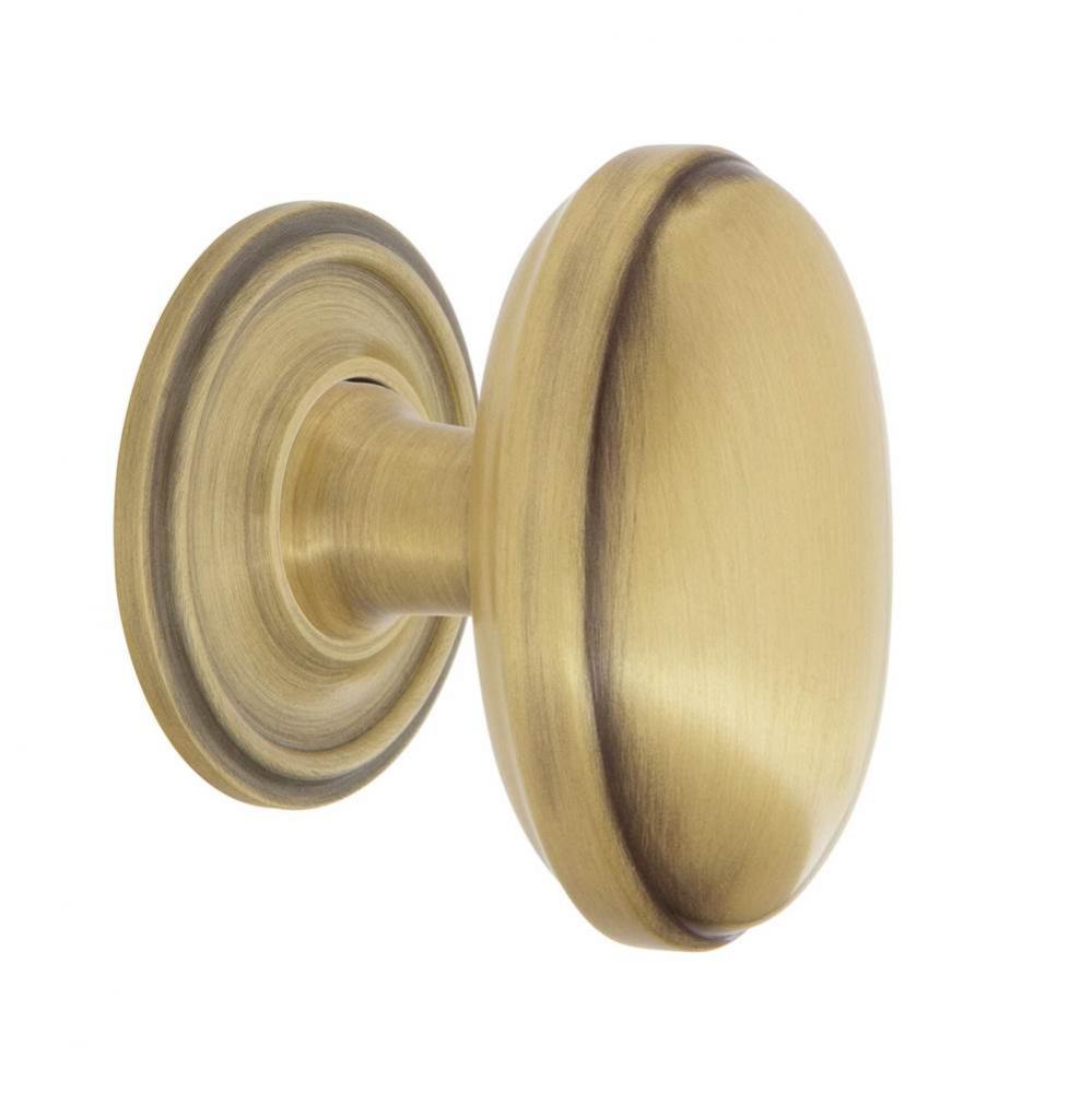 Nostalgic Warehouse Homestead Brass 1 3/4'' Cabinet Knob with Classic Rose in Antique Br