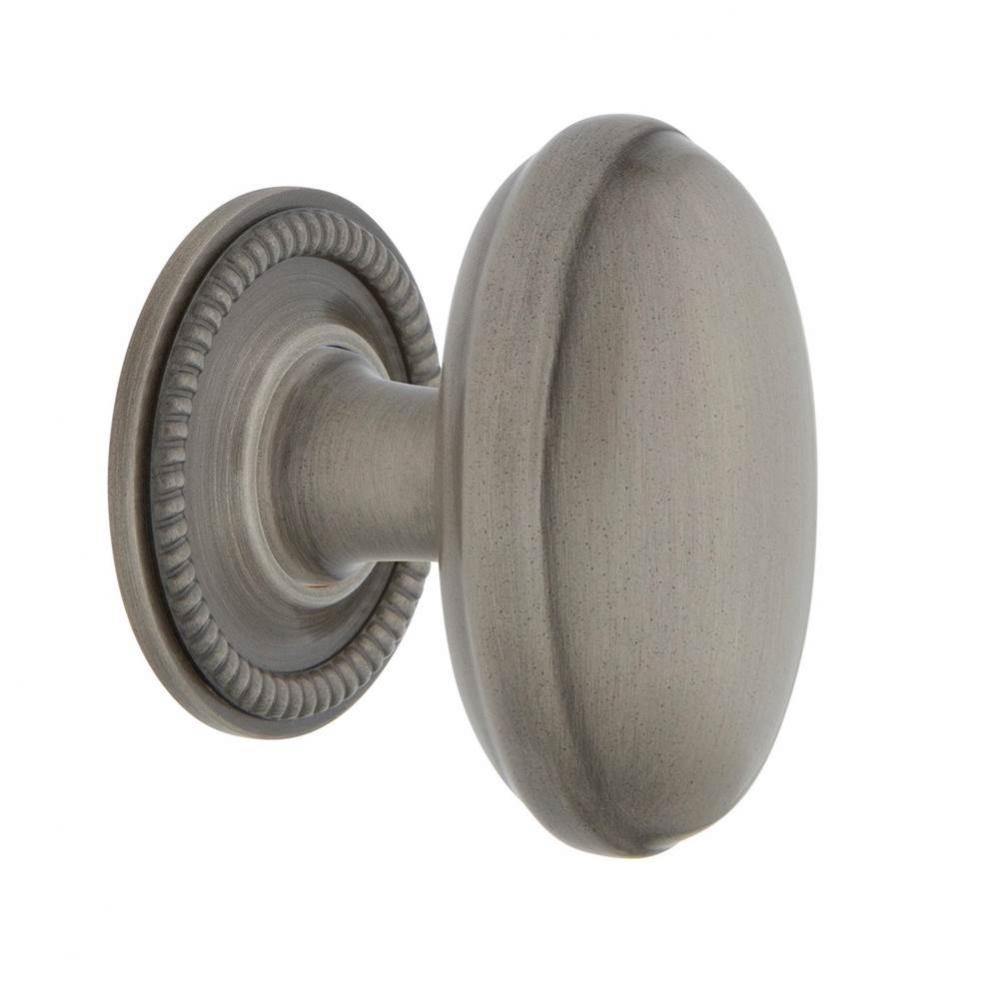 Nostalgic Warehouse Homestead Brass 1 3/4'' Cabinet Knob with Rope Rose in Antique Pewte