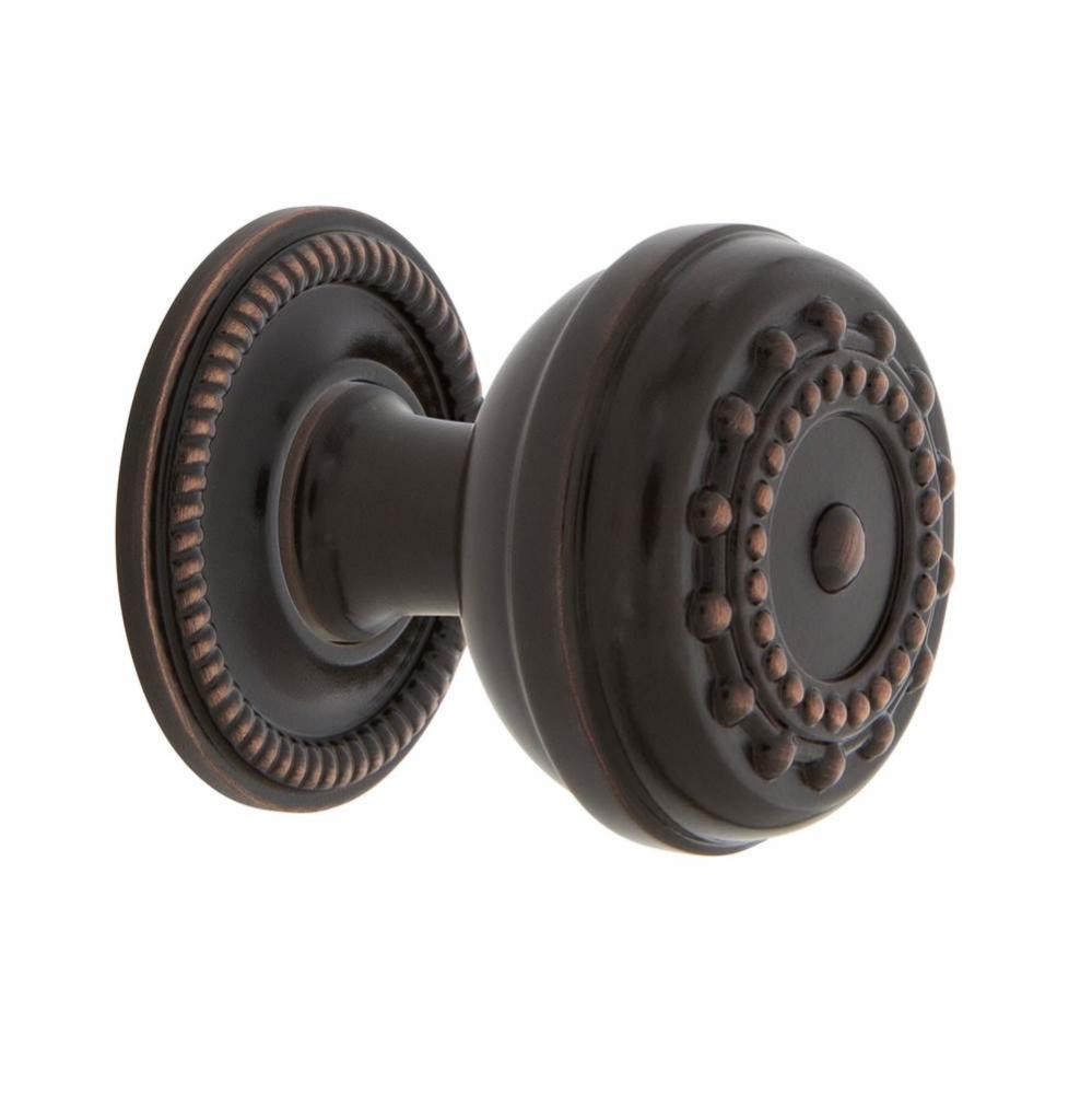 Nostalgic Warehouse Meadows Brass 1 3/8'' Cabinet Knob with Rope Rose in Timeless Bronze