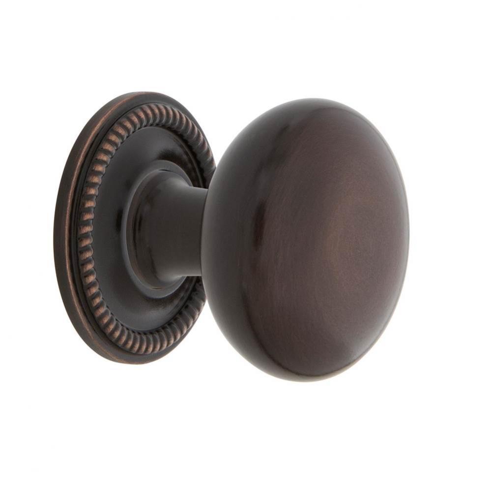 Nostalgic Warehouse New York Brass 1 3/8'' Cabinet Knob with Rope Rose in Timeless Bronz