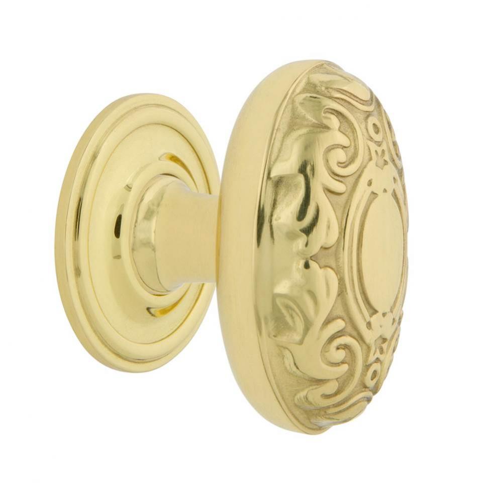 Nostalgic Warehouse Victorian Brass 1 3/4'' Cabinet Knob with Classic Rose in Unlacquere