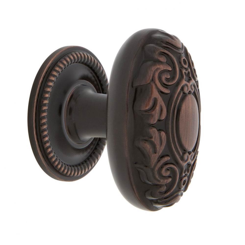 Nostalgic Warehouse Victorian Brass 1 3/4'' Cabinet Knob with Rope Rose in Timeless Bron