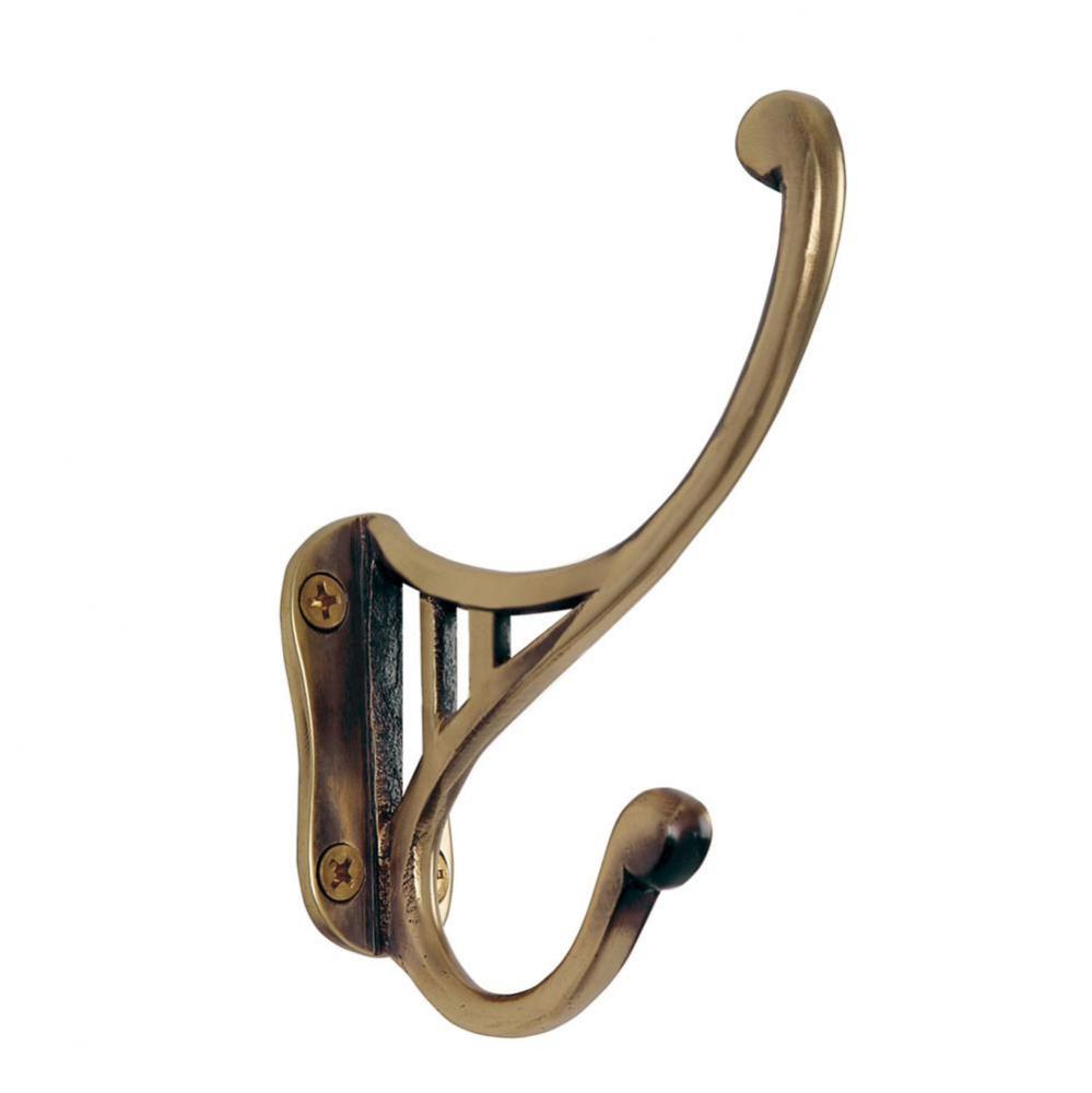 Nostalgic Warehouse Classic Coat Hook in Antique Brass