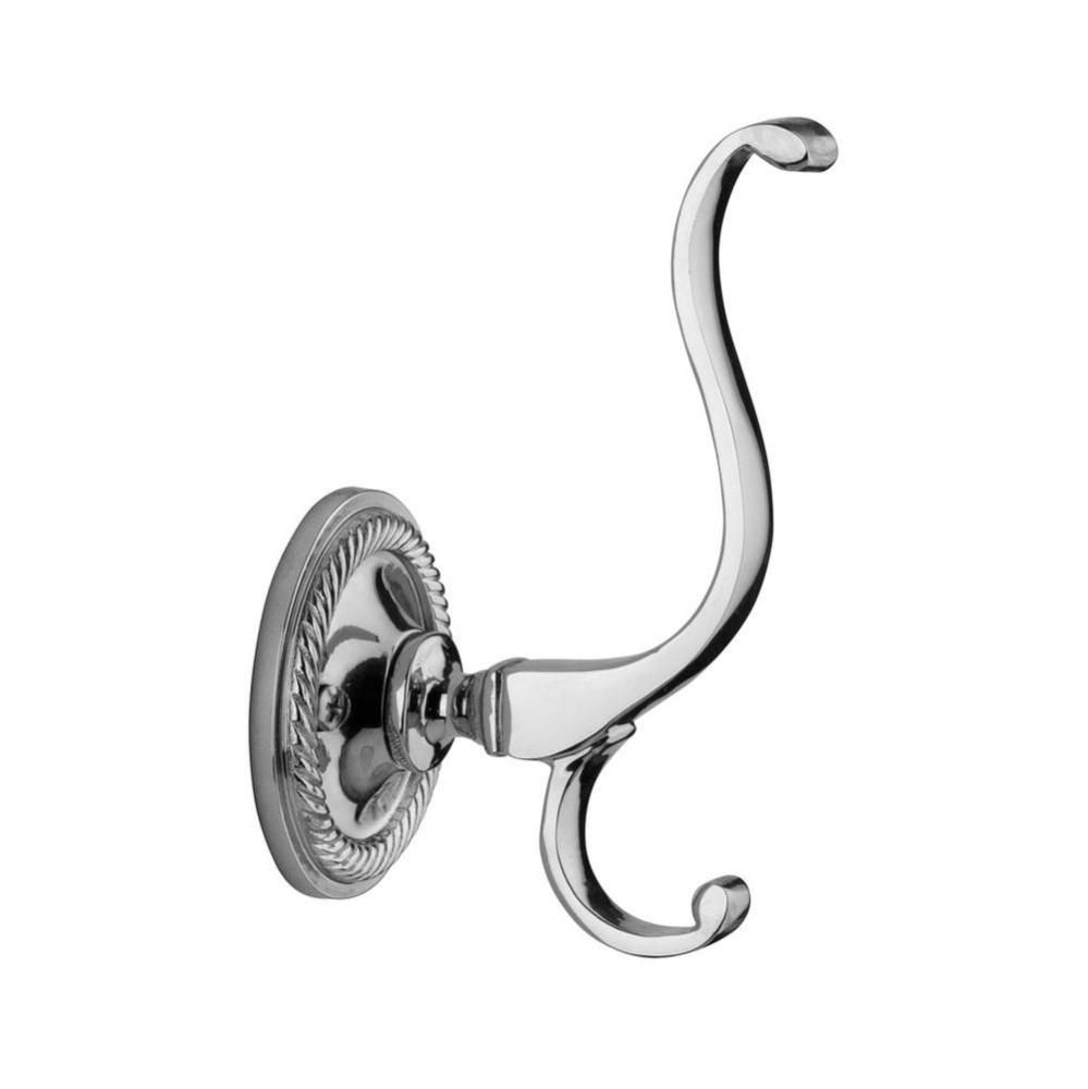 Nostalgic Warehouse Rope Coat Hook in Bright Chrome