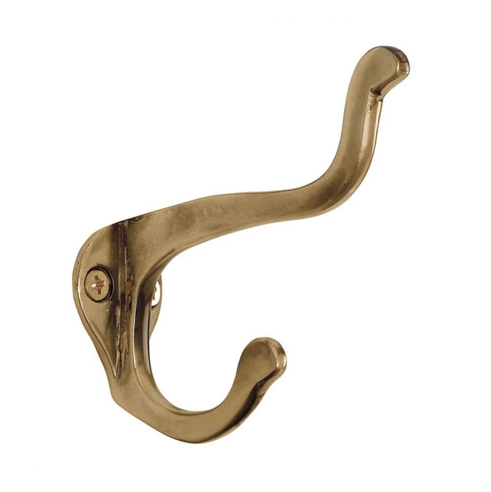 Nostalgic Warehouse Schoolhouse Coat Hook in Antique Brass