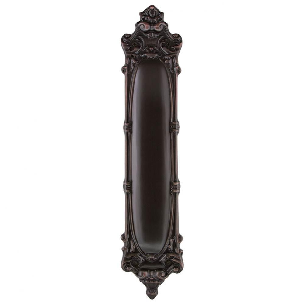 Nostalgic Warehouse Louis Pushplate in Timeless Bronze