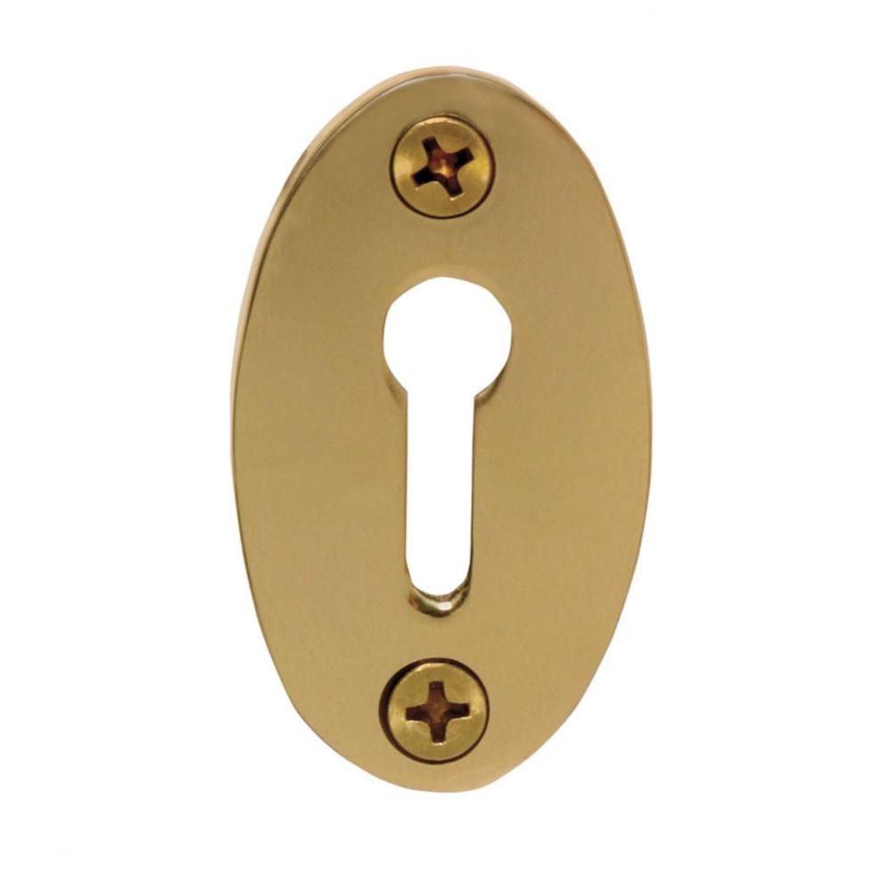 Nostalgic Warehouse Classic Keyhole Cover in Polished Brass