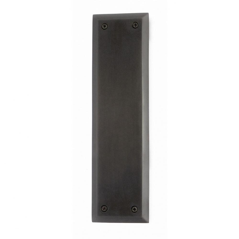 Nostalgic Warehouse New York Pushplate in Oil-Rubbed Bronze