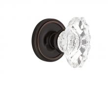 Nostalgic Warehouse 700212 - Nostalgic Warehouse Classic Rosette Passage Chateau Door Knob in Timeless Bronze