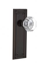 Nostalgic Warehouse 700597 - Nostalgic Warehouse Mission Plate Single Dummy Waldorf Door Knob in Timeless Bronze