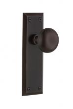 Nostalgic Warehouse 700607 - Nostalgic Warehouse New York Plate Single Dummy New York Door Knob in Timeless Bronze