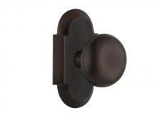 Nostalgic Warehouse 700779 - Nostalgic Warehouse Cottage Plate Double Dummy New York Door Knob in Timeless Bronze