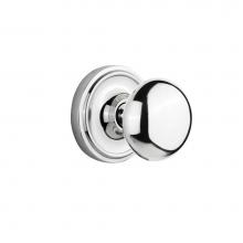 Nostalgic Warehouse 701229 - Nostalgic Warehouse Classic Rosette Interior Mortise New York Door Knob in Bright Chrome