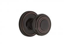 Nostalgic Warehouse 701541 - Nostalgic Warehouse Classic Rosette Privacy Deco Door Knob in Timeless Bronze