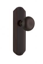 Nostalgic Warehouse 702464 - Nostalgic Warehouse Deco Plate Privacy New York Door Knob in Timeless Bronze