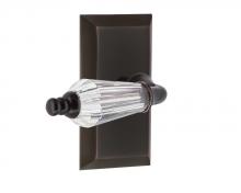 Nostalgic Warehouse 702989 - Nostalgic Warehouse Studio Plate Privacy Parlor Lever in Timeless Bronze