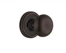 Nostalgic Warehouse 703644 - Nostalgic Warehouse Classic Rosette Interior Mortise New York Door Knob in Timeless Bronze